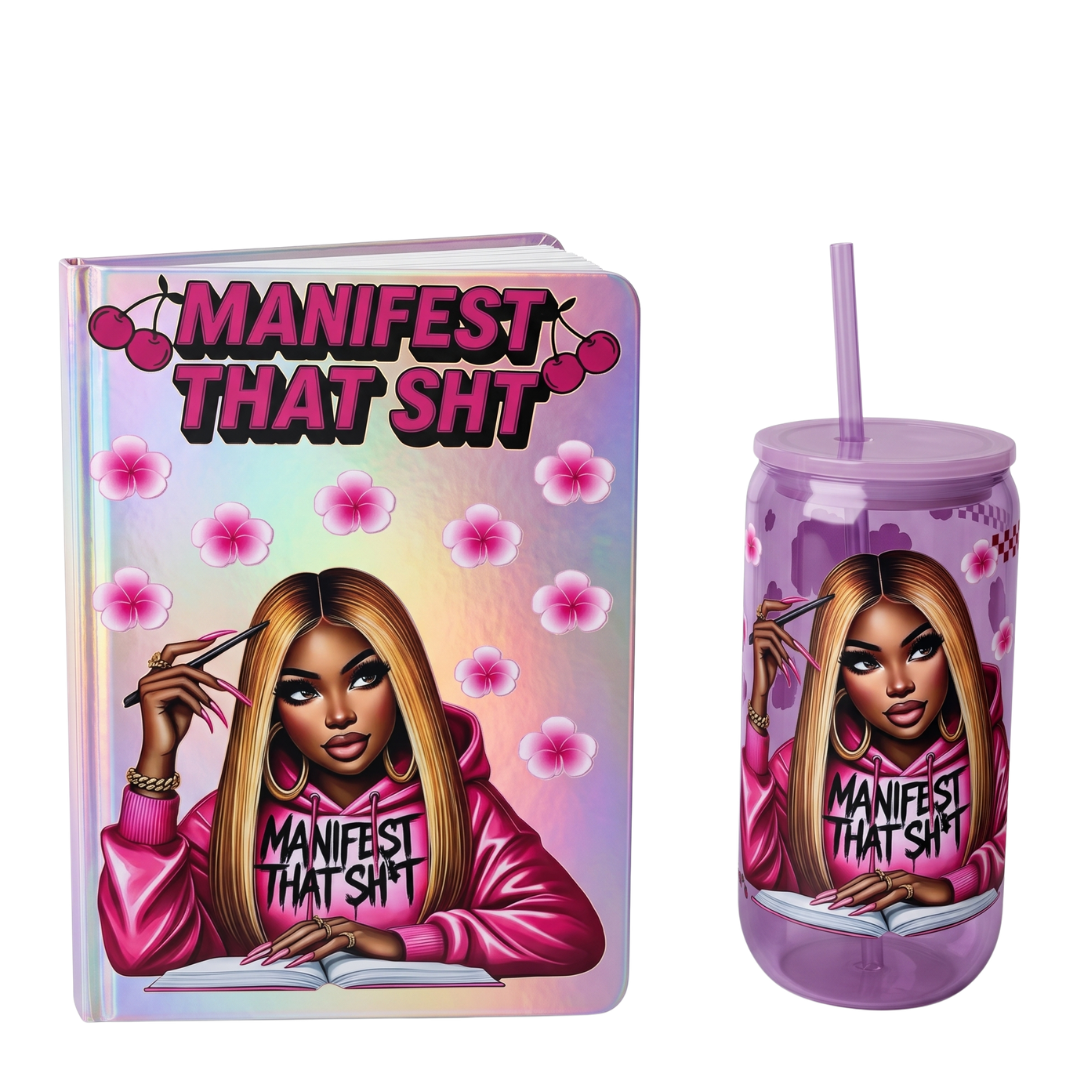 "Manifest That Sh*t" Notebook and Cup Set