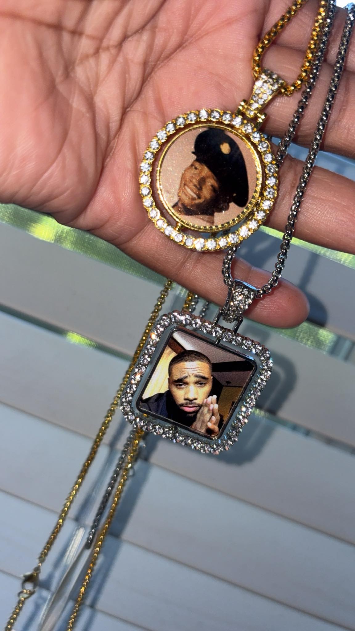 Rotating Square Chain