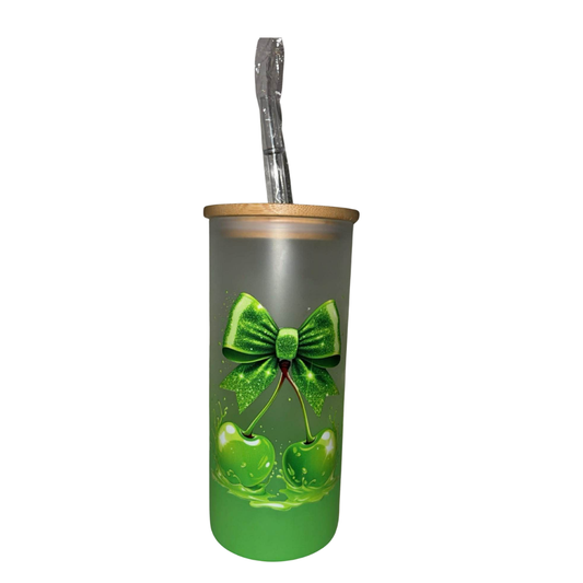"Green Bowed Cherry" Cup